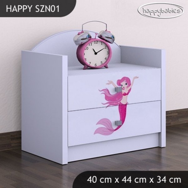 Nočna omarica Happy babies Morska deklica 21 SZN1